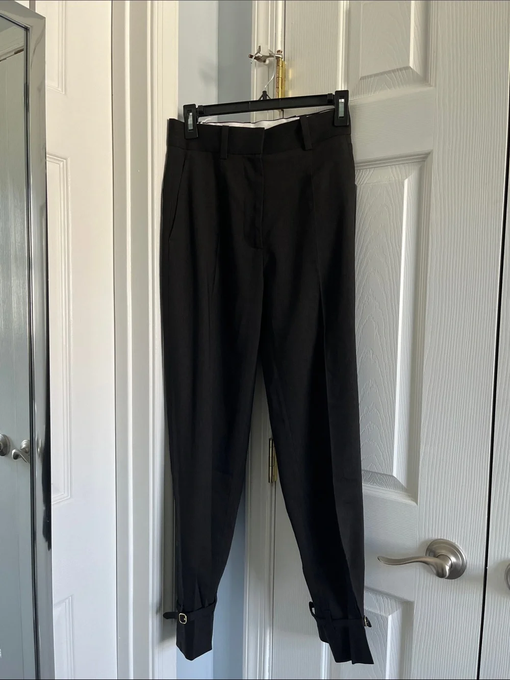 Brand new COS high rise linen trouser with ankle detail